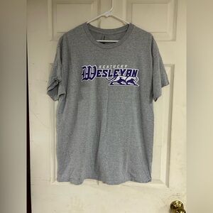 Gildan Gray Kentucky Wesleyan Short Sleeve Tee